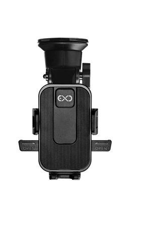 Uniwersalny uchwyt samochodowy na telefon komórkowy eXc CLICK, czarny