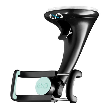 Uniwersalny uchwyt samochodowy na telefon komórkowy eXc DUAL,czarno-miętowy