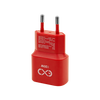 Uniwersalna ładowarka sieciowa eXc SLIM,1xUSBA QC+1xUSBC PD,20W,czerwona