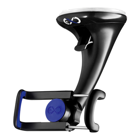 Uniwersalny uchwyt samochodowy na telefon komórkowy eXc DUAL,czarno-granatowy