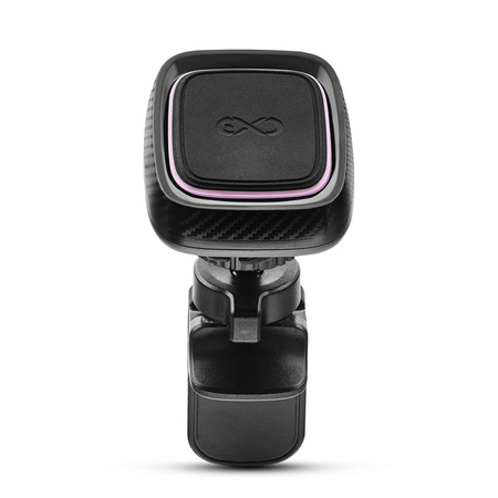 Uniwersalny magnetyczny uchwyt samochodowy na telefon komórkowy eXc TWICE,czarno-jasno różowy