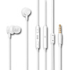 Słuchawki dokanałowe z mikrofonem eXc BASS,wtyk JACK3.5MMj,białe