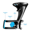 Uniwersalny uchwyt samochodowy na telefon komórkowy eXc DUAL,czarno-niebieski