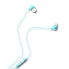 Słuchawki dokanałowe z mikrofonem eXc BASS,wtyk JACK3.5MM,jasno niebieskie
