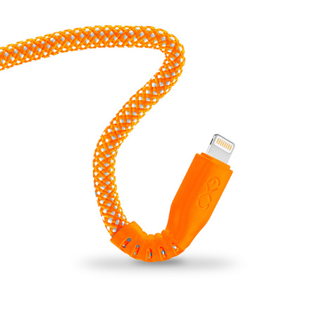 Kabel USBA-Lightning eXc IMMORTAL,0.9m, pomarańczowy