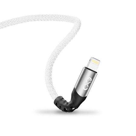 Kabel USBA-Lightning eXc BRAID 1.2m,biały