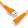 Kabel USBA-Lightning eXc IMMORTAL,2.0m, pomarańczowy