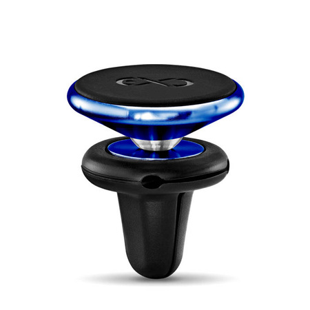 Uniwersalny magnetyczny uchwyt samochodowy na telefon komórkowy eXc HOLD, czarno-granatowy
