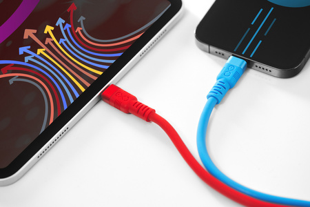 Kabel USBC-USBC eXc WHIPPY Pro 0.9m,liliowy