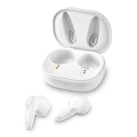 Słuchawki douszne bezprzewodowe TWS z mikrofonem eXc COOL, biały