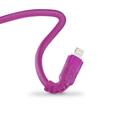 Kabel USBA-Lightning eXc WHIPPY Pro 2m,purpurowy zachód