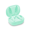 Słuchawki douszne bezprzewodowe TWS z mikrofonem eXc COOL, liść mięty