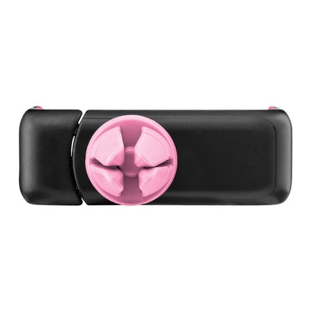 Uchwyt samochodowy eXc AIR czarno-jasno różowy