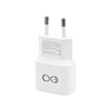 Uniwersalna ładowarka sieciowa eXc SLIM,1xUSBA QC+1xUSBC PD,20W,biała