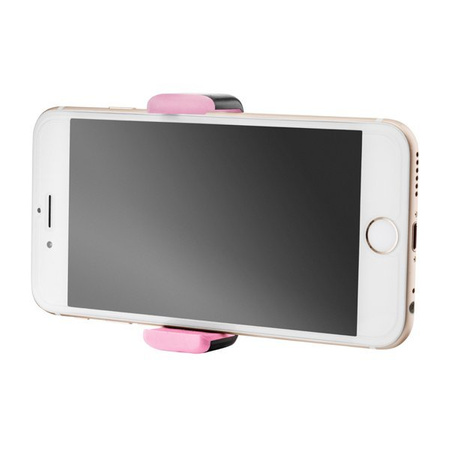 Uchwyt samochodowy eXc AIR czarno-jasno różowy