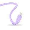 Kabel USBA-Lightning eXc WHIPPY Pro,0.9m,liliowy