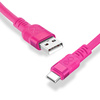 Kabel USBA-USBC eXc WHIPPY Pro 2.0m,cukierkowy róż
