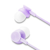 Słuchawki dokanałowe z mikrofonem eXc BASS,wtyk JACK3.5MM,liliowe