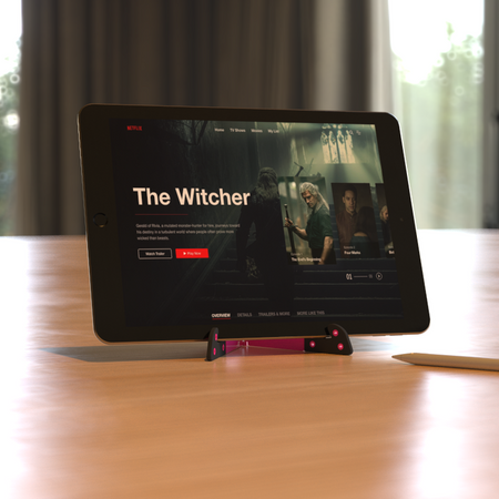 Stojak na telefon/tablet eXc EASY różowy