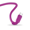 Kabel USBA-USBC eXc WHIPPY Pro 0.9m,purpurowy zachód