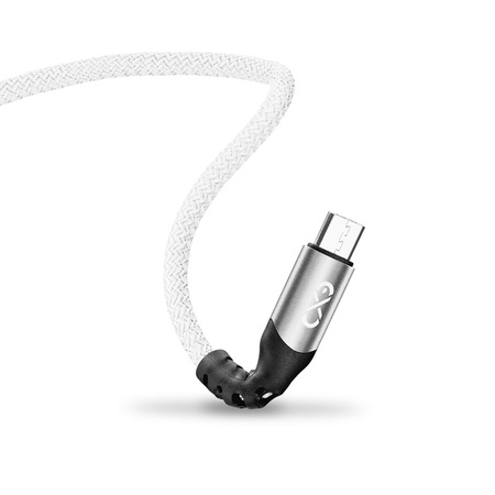 Kabel USBA-micro USB eXc BRAID 1.2m,biały