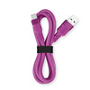 Kabel USBA-USBC eXc WHIPPY Pro 0.9m,purpurowy zachód