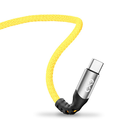 Kabel USBA-USBC eXc BRAID 1.2m,neon żółty