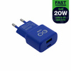 Uniwersalna ładowarka sieciowa eXc SLIM,1xUSBA QC+1xUSBC PD,20W,granatowa