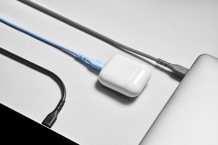 Kabel USBA-Lightning eXc BASIC 1.2m,szary