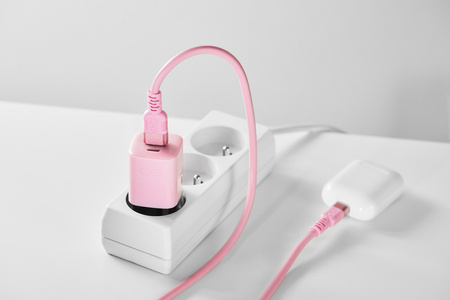 Kabel USBA-USBC eXc WHIPPY Pro 2.0m,pudrowy róż