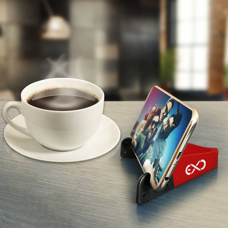 Stojak na telefon/tablet eXc EASY czerwony