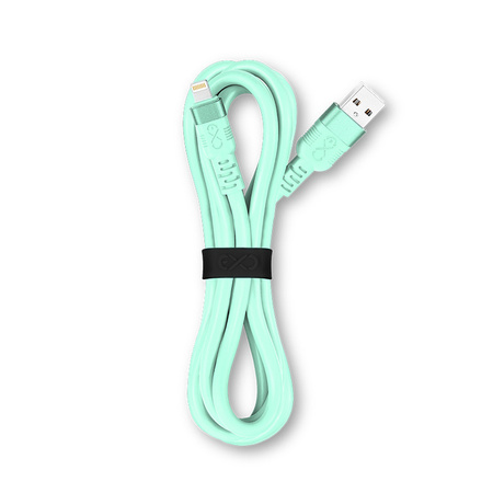 Kabel USBA-Lightning eXc WHIPPY Pro 2m,miętowy