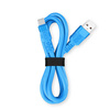 Kabel USBA-USBC eXc WHIPPY Pro 0.9m,rozlany cyan