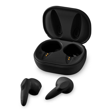 Słuchawki douszne bezprzewodowe TWS z mikrofonem eXc COOL, czarny