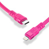 Kabel USBC-Lightning eXc WHIPPY Pro 0.9m,cukierkowy róż