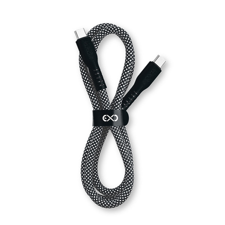 Kabel USBC-USBC eXc IMMORTAL,0.9m,czarny