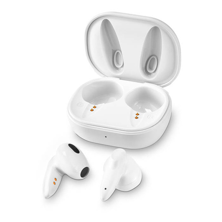 Słuchawki douszne bezprzewodowe TWS z mikrofonem eXc COOL, biały