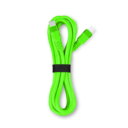 Kabel USBC-USBC eXc WHIPPY Pro 2m,neonowa zieleń