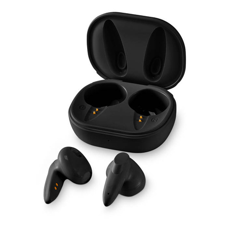 Słuchawki douszne bezprzewodowe TWS z mikrofonem eXc COOL, czarny