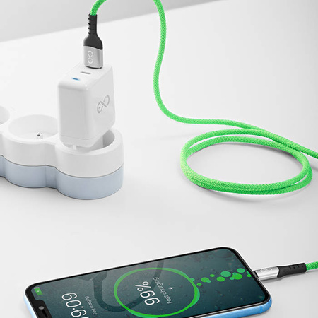 Kabel USBA-USBC eXc BRAID 1.2m,żółty