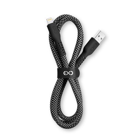 Kabel USBA-Lightning eXc IMMORTAL,2.0m,czarny