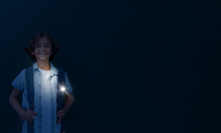 Uniwersalna latarka/lampka LED eXc NANO, czarna