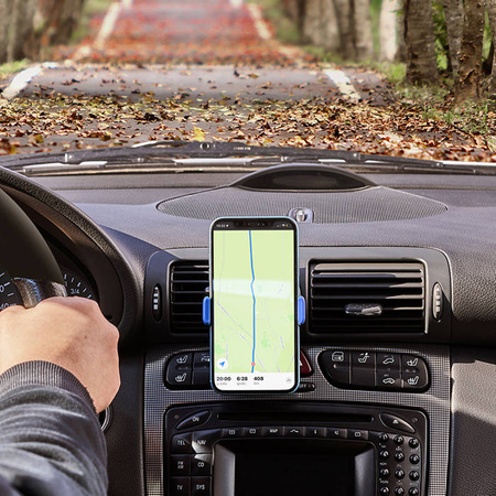 Uniwersalny uchwyt samochodowy na telefon komórkowy eXc AIR,czarny