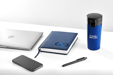 Kubek termiczny eXc KEEP, 380ml, granatowy