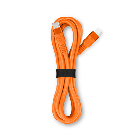 Kabel USBC-USBC eXc WHIPPY Pro 2m,soczysta pomarańcza