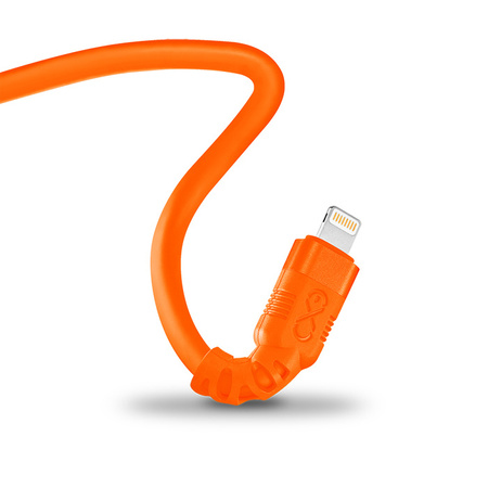 Kabel USBA-Lightning eXc WHIPPY Pro 2m,soczysta pomarańcza