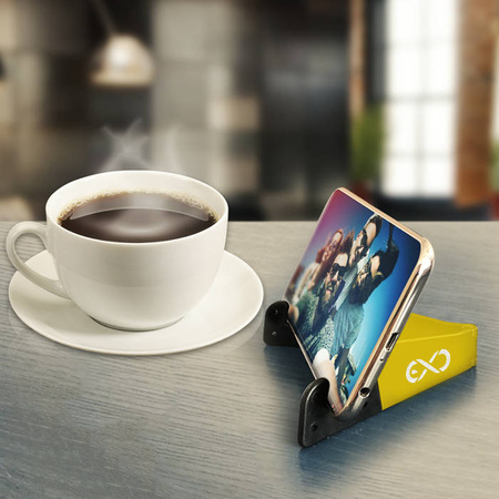 Stojak na telefon/tablet eXc EASY żółty