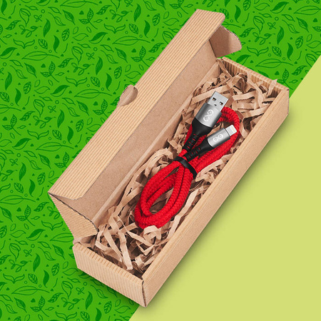 Kabel USBA-USBC eXc BRAID 1.2m,żółty