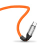 Kabel USBA-micro USB eXc BRAID 1.2m,pomarańczowy