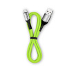 Kabel USBA-micro USB eXc BRAID 1.2m,neonowy zielony